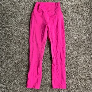 hot pink lululemon leggings